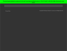 Tablet Screenshot of goal-setting-for-success.com